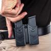 Mag Pouch, Glock 19 22 17 43 45 (Gen1-5) Magazine Holder 9mm .40 Double Stack Mag, Holder Dual Stack Mag Holster with 1.5''-2'' Belt Clip view 2