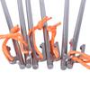 iBasingo Titanium Tent Stakes 6-Pack, 40cm Extra Long Ground Pegs Ultimate Hold for Beach Snow & High Winds, TC4 93g/pc with Reflective Ropes Ti4012P view 4