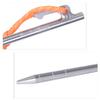 iBasingo 35cm Long Titanium Stakes 6-Pack, for Soft Soil Sand & Family Camping Tent, TC4 Alloy Durable Pegs with Reflective Ropes, 81g/pc Ti4012P view 3