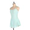 LIUHUO Ice Figure Skating Dress Girls Spandex Sleeveless Soild Color Competition Performance Dancewear Light Blue view 4