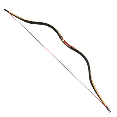 55 Inch Traditional Wood Longbow Handmade One Piece Bow Horse Bow Recurve Bow for Left Right Hand Outdoor Hunting 20-50LBS for Adult (20)