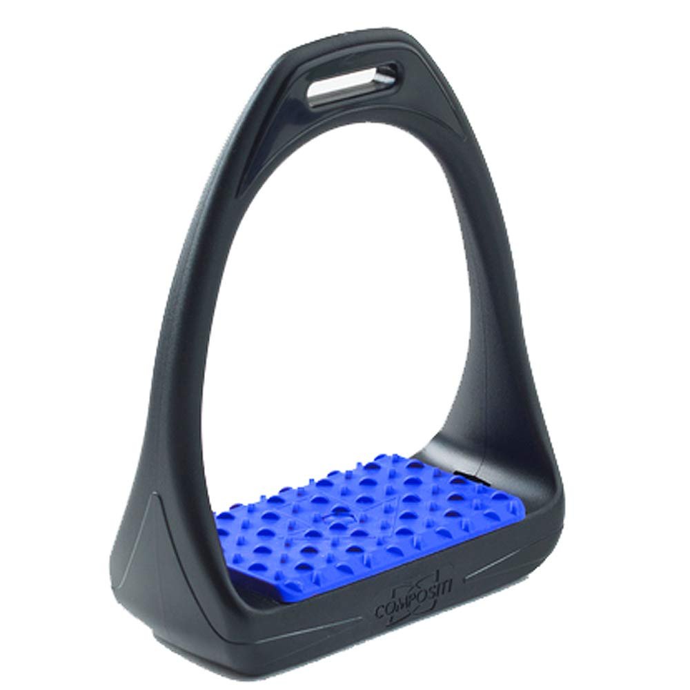 COMPOSITI Reflex 3D Wide Track Stirrups, Blue, 4.75 (465137BLUE-475)