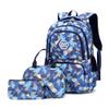3Pcs Geometric Print Boys Backpack and Lunchbox Set for School Kids, Capacity School Backpack for Boys Elementary School view 1
