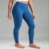 Colorfulkoala Women's High Waisted Tummy Control Workout Leggings Full Length Ultra Soft Yoga Pants 28" (XL, Classic Blue) view 3