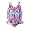 Kids Boy Girls Toddler Floatation Swimsuit with Adjustable Buoyancy Baby Summer Training Float Suit Swim Vest Life Jacket Floating One Piece Swimwear Safety Pool Bathing Suit Swimming Colorful 4-5T view 1