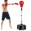 ZFF Punching Bag Stand, Adult Adjustable Height Freestanding Reflex Speed Boxing Ball for MMA Training Relieve Stress Fitness Lose Weight (Color : Red) view 1