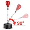 ZFF Punching Bag Stand, Adult Adjustable Height Freestanding Reflex Speed Boxing Ball for MMA Training Relieve Stress Fitness Lose Weight (Color : Red) view 2