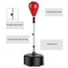 ZFF Punching Bag Stand, Adult Adjustable Height Freestanding Reflex Speed Boxing Ball for MMA Training Relieve Stress Fitness Lose Weight (Color : Red) view 3