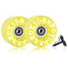 CLAS FOX 78A Indoor or Outdoor 65x35mm Quad Roller Skate Wheels with ABEC-9 Bearings 8 Pcs (Yellow) view 1