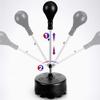 ZFF Punching Bag Free Standing Adult, Adjustable Height Boxing Bag Speed Ball for Reflex Speed Exercise Training Fitness with Suction Cup (Color : Black) view 3