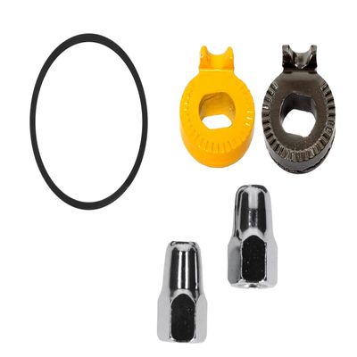 Cycling_Equipment Hub Components Nexus Cap Nut 5R/5L Track Type End Hubs, Adults Unisex, Multicoloured (Multicoloured), One Size