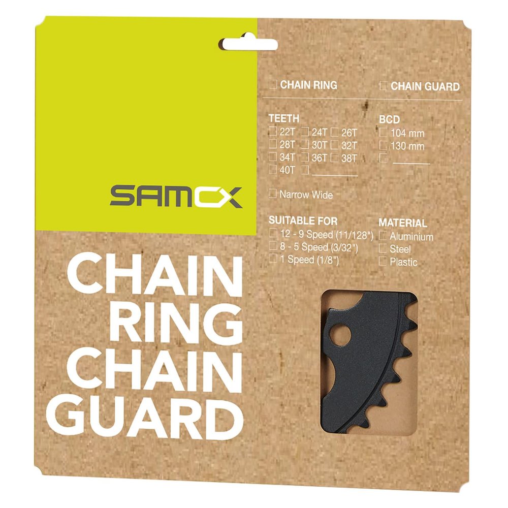 M-Wave Unisex_Adult 830850 Chain Ring, Black, 20 x 20 x 1 cm