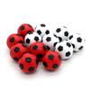 BQSPT Foosball Balls foose Balls Replacement 12 Packs,Table Soccer Balls Red and Black Ball 36mm White Soccer Foosalls,Regulation Size Foosball-Set of 12 view 2