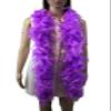 Flydreamfeathers 40 Gram 72" Long, Turkey Chandelle Feather Boa, Dancing Wedding Crafting Party Dress Up, Halloween Costume Decoration (Light Purple Color) view 1