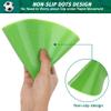 TuXHui Spot Markers 9 Inch 10 Inch Non Slip Rubber Agility Markers Flat Field Cones Floor Dots for Soccer Basketball Sports Speed Agility Training and Drills view 4