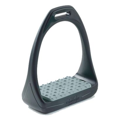 COMPOSITI Reflex 3D Wide Track Stirrups, Silver Grey, 4.75 (465137SLGRY475)
