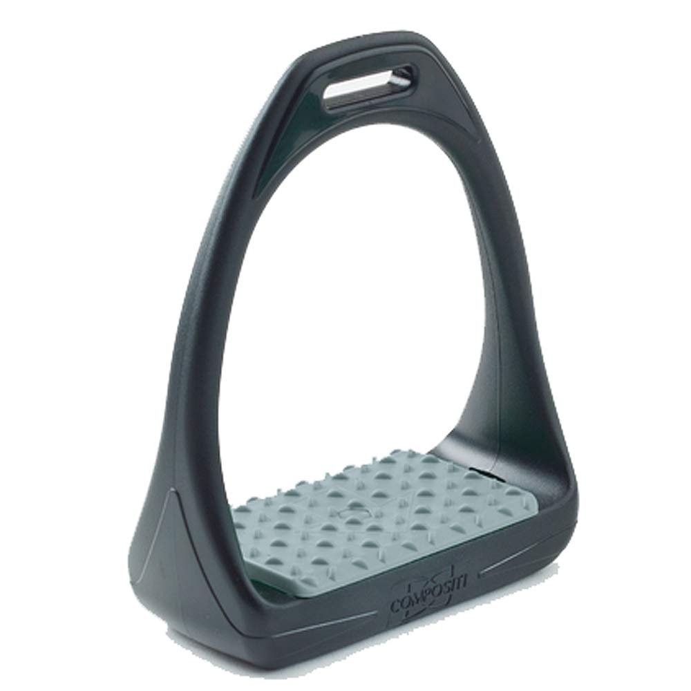 COMPOSITI Reflex 3D Wide Track Stirrups, Silver Grey, 4.75 (465137SLGRY475)