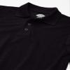 Dickies Boys Long Sleeve Pique Polo Shirt, Knit Black, X-Small US view 3