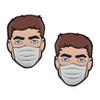 Masked Tennis Player Tennis Dampener 2-Pack view 1
