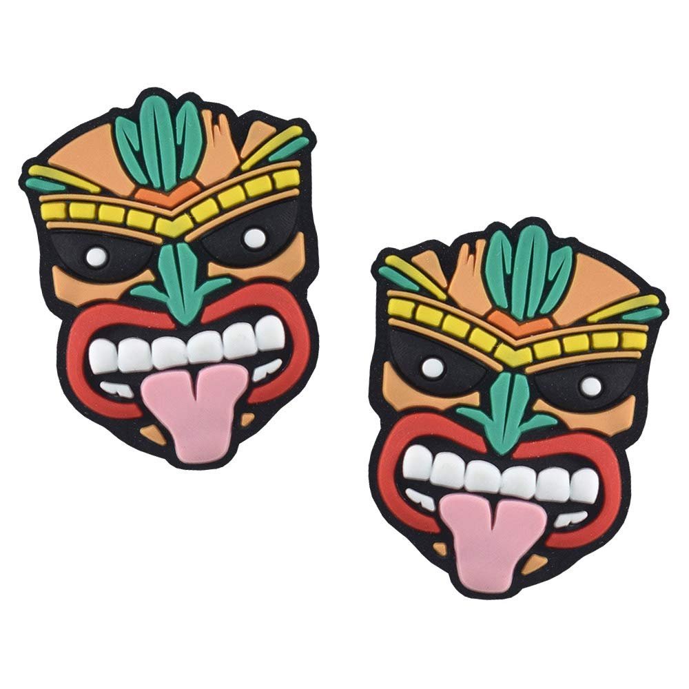 Racket Expressions Tiki Mask Fun Tennis Accessories Tennis Dampener 2 Pack