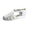 24 Hour Comfort Nala (1831) Women's Wide Width T-Strap Comfort Leather Shoes White 9 view 1