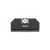 Night Fision Costa Ludus Night Sight Set Compatible with Glock 17/19/22-28/31-35/37-41/45/48 - White Front Ring, Rear Sight with Horizontal Tritium Bar view 2
