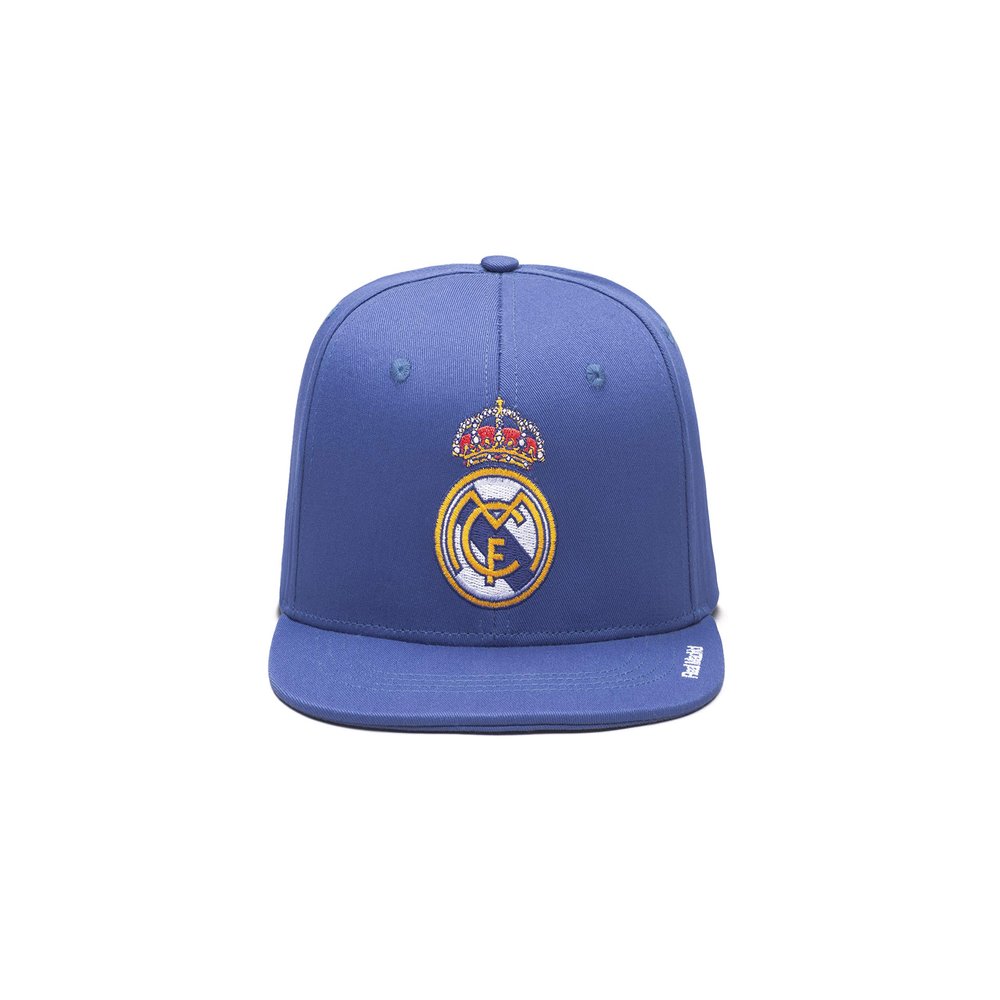 Fan Ink Real Madrid Snapback Hat Officially Licensed Adjustable Cap  Flat Bill  Embroidered Crest  Unisex Streetwear Soccer Hat Team Color