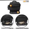 DBTAC Gun Range Bags Deluxe Middle Size | Tactical 2~4 Pistol Shooting Range Duffle Bag with Lockable Zipper for Handguns and Ammo (Charcoal Camo) view 3