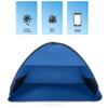 MAYIWO Beach Sun Shelter,Instant Sun Protection Canopy with Zippered,Beach Lounge Chair Boat,Anti-UV Mini Automatic Shade Tent Canopy for Outdoor Picnic Beach Camping view 3