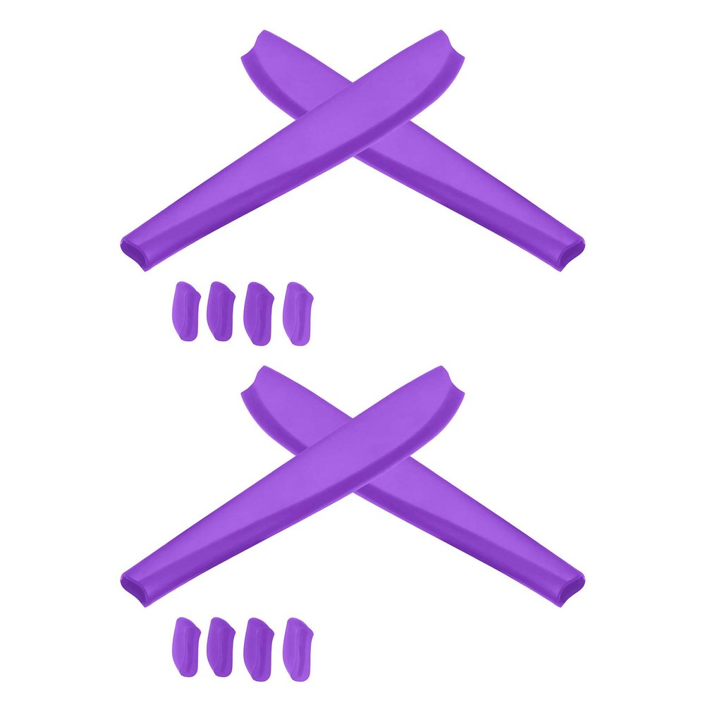 2 Pair Purple Replacement Earsocks & Nosepieces Kits for Oakley Commit SQ OO9086