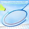 HIRALIY Badminton Rackets Set for Backyards, Badminton Set, Includ 4 Rackets, 12 Birdies, 1 Carrying Bag, 4 Grip Tapes, Outdoor Game for Adult Family Beginner (4 Player(4 Racket 12 Birdies)) view 3