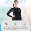 GoldFin Wetsuit Top Women, 2mm Wetsuits Jacket Long Sleeve Neoprene Tops for Water Aerobics Diving Surfing Swimming view 3