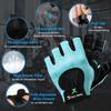 spacepower Workout Gloves, Weight Lifting Gloves for Women&Men, Lightweight Breathable Gym Gloves for Exercise (Medium, Blue) view 2