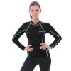 GoldFin Wetsuit Top Women, 2mm Wetsuits Jacket Long Sleeve Neoprene Tops for Water Aerobics Diving Surfing Swimming view 1