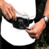 DOOG Mini Belt - Stella, Navy with White Polka dot view 4