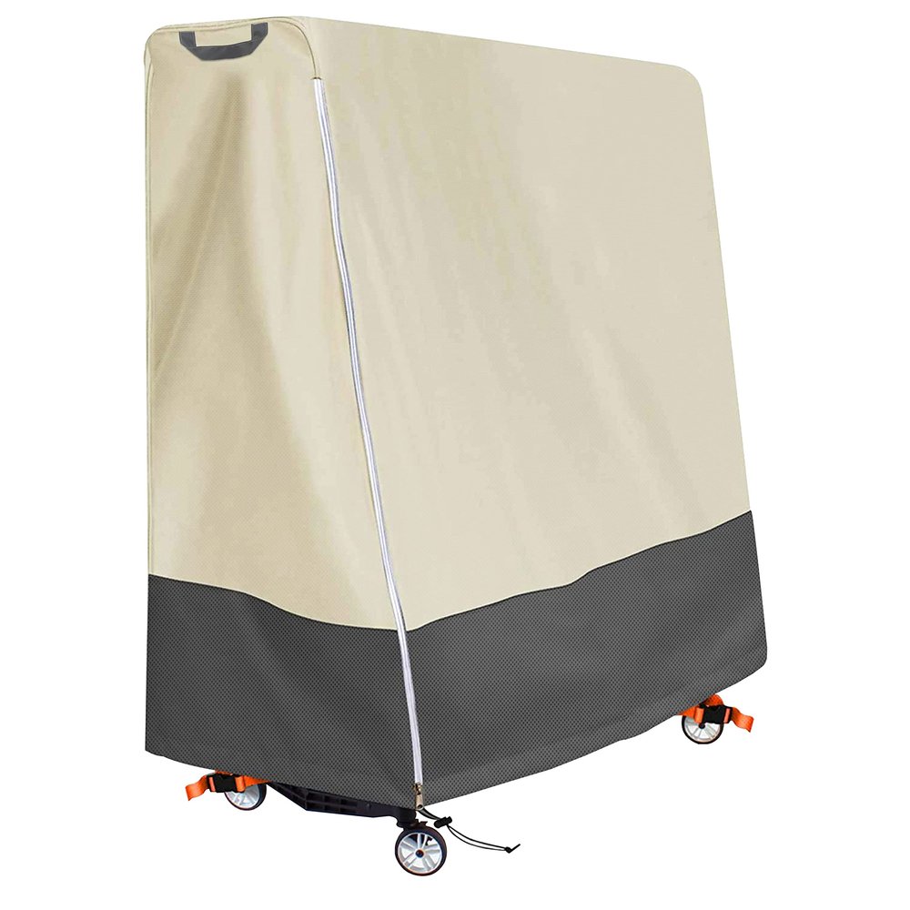 Aaaspark Indoor/Outdoor Premium Ping Pong Table Cover Waterproof Dustproof Sunscreen Heavy-Duty Folding Table Tennis Table Cover