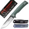 Firebird GANZO FH91-GB Ball Bearing Pocket Folding Knife D2 Steel Blade Ergonomic G10 Anti-Slip Handle with Clip Camping Fishing Hunting Outdoor Flipper EDC Pocket Knife (Green) view 1