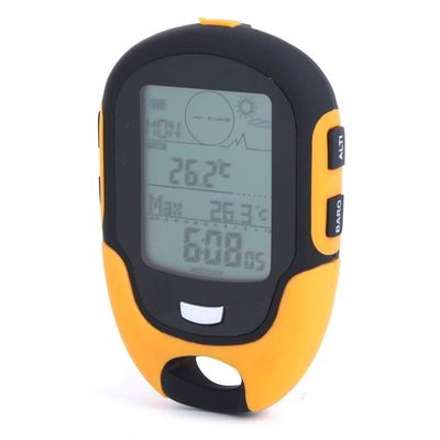 Electronic Altimeter, FR510 ABS IPX4 Outdoor NavigationAltitude MeterTemperature Humidity CompassWeatherTrend IndicatorAltitude measurementBarometer
