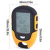 Electronic Altimeter, FR510 ABS IPX4 Outdoor NavigationAltitude MeterTemperature Humidity CompassWeatherTrend IndicatorAltitude measurementBarometer view 2