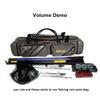 UNISTRENGH 3 Layers Portable Folding Fishing Rod Carrier Reel Case Bags Fish Pole Tools Storage Bag Case Pro Gear Tackle (3 layers/80cm(31.5inch)) view 3