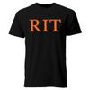 Barnesmith Rochester Institute of Technology Tigers Short Sleeve Adult Unisex T-Shirt, Classic, Black, X-Large view 1