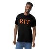 Barnesmith Rochester Institute of Technology Tigers Short Sleeve Adult Unisex T-Shirt, Classic, Black, X-Large view 2