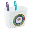 Widek Girls' HW2060RB Childrens Rainbow Bicycle Basket, White, One Size view 1
