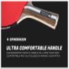 Spindragon Apex Carbon Ping Pong Paddles | Professional Table Tennis Paddles with Carbon Fiber, Premium Rubber & Protective Carry Case to Elevate Your Play view 4