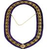 33rd Degree - Masonic Regalia Chain Collar - Gold/Silver on Purple + Free Case (Gold) view 1