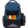 Dynamic Discs Trooper Disc Golf Backpack - Frisbee Golf Discs Bag for Beginners - 18+ Disc Capacity - Ideal Gifts & Accessories for Men - Lightweight & Durable w/Water Bottle Holder (Midnight Blue) view 1