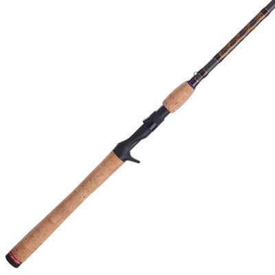 PENN Squadron III 7 Inshore Casting Rod; 1-Piece Fishing Rod, 10-17lb Line Rating, Medium Rod Power, Fast Action, 1/4-1 oz. Lure Rating, titanium/red/gold