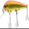 Berkley Hit Stick Fishing Lure, Fluorescent Orange Gold, 8/9 oz, 6in | 15cm Crankbaits, Largest Rolling Action of Any Berkley Hard Bait, Equipped with Sharp Fusion19 Hook view 1
