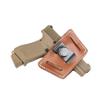 1791 Universal Leather Gun Holster, OWB/IWB CCW Holster, Right and Left Handed - Fits Glock, HK, SIG Walther (Large - Classic Brown) view 1