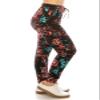 Leggings Depot JGA-R701-S My Enigma Print Jogger Track Pants w/Pockets, Small view 1